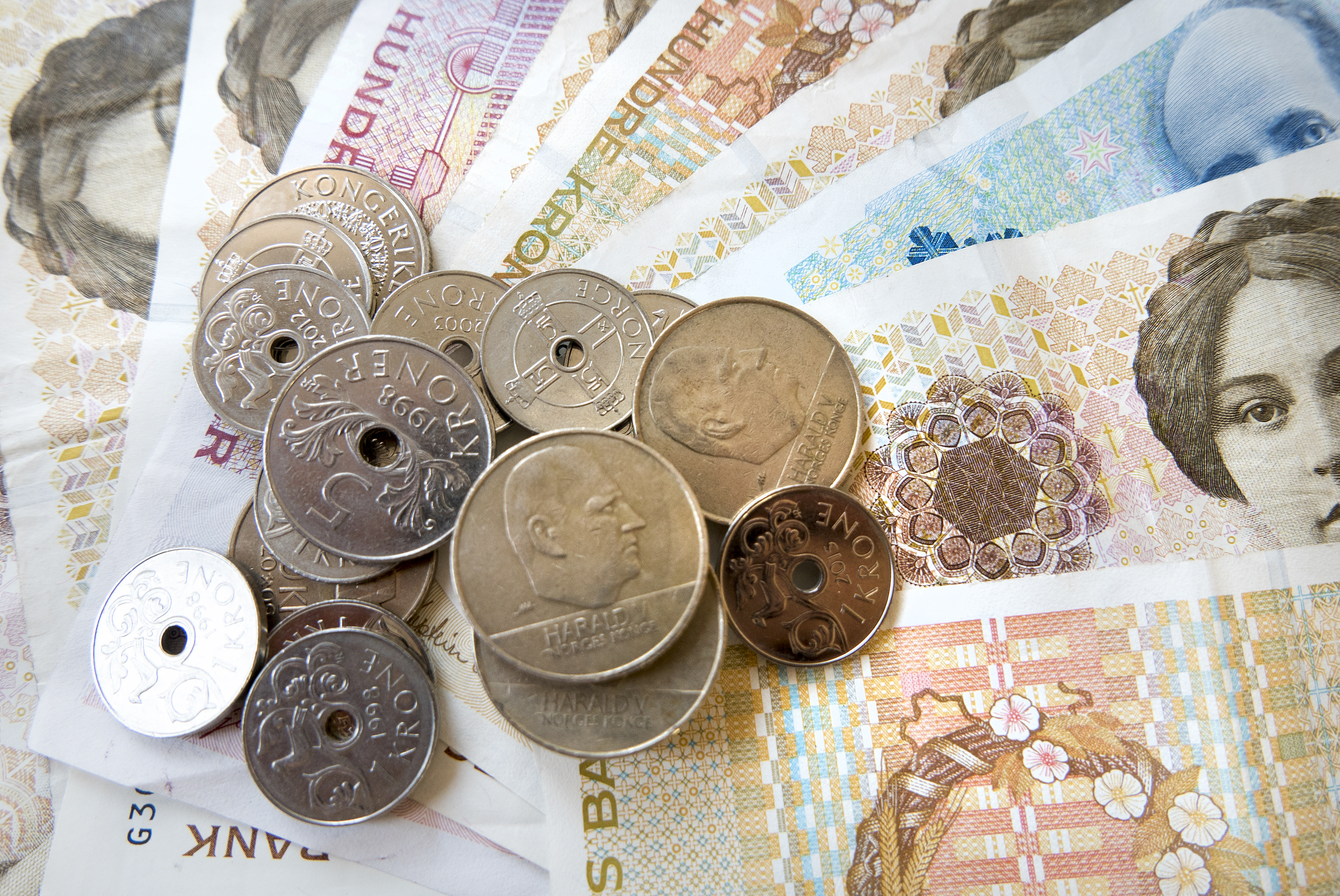 Papirpenger og mynter