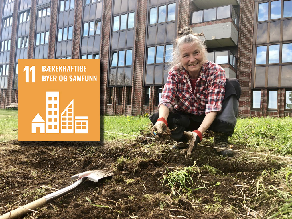 Bilde av kunstner Bjørg Nyjordet