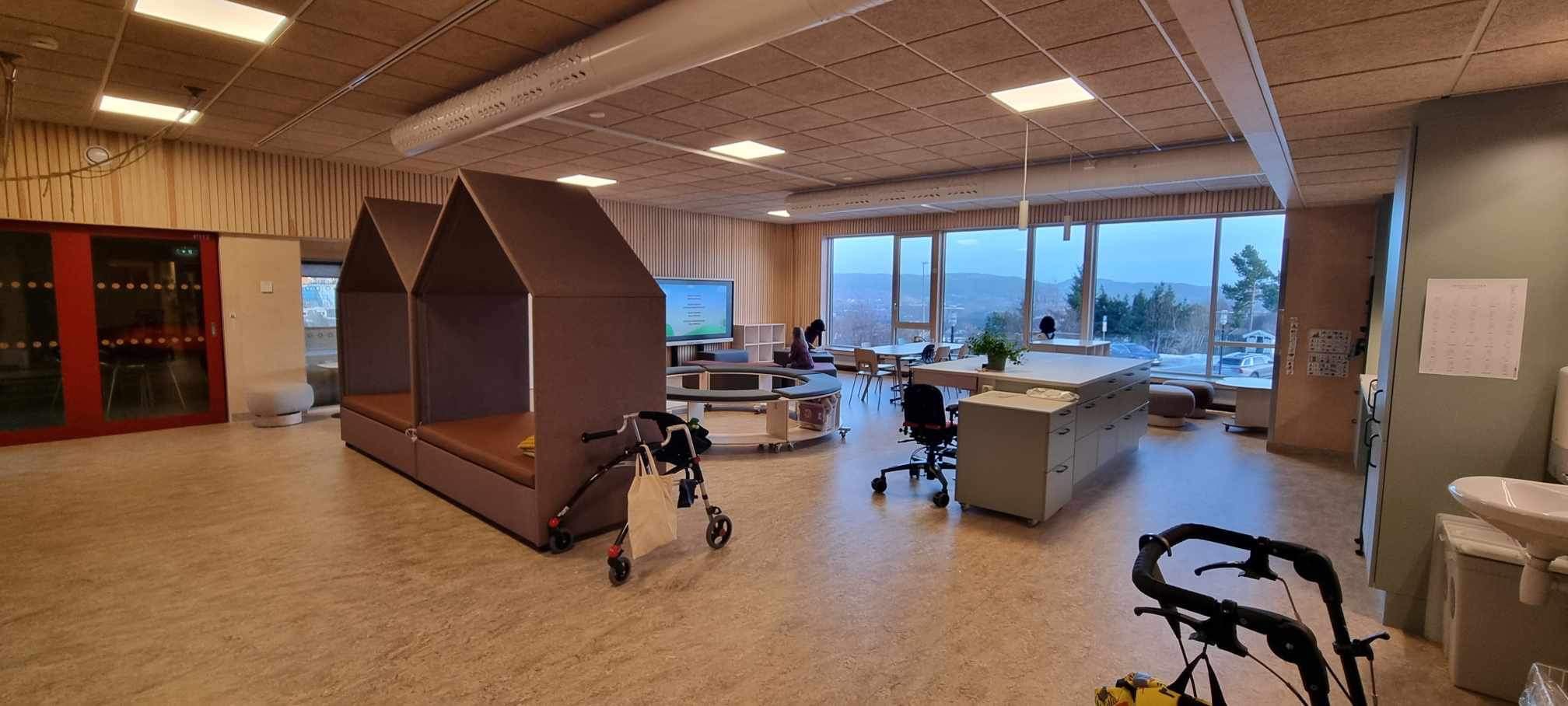 Interi&oslash;r fra Stavsetbasen