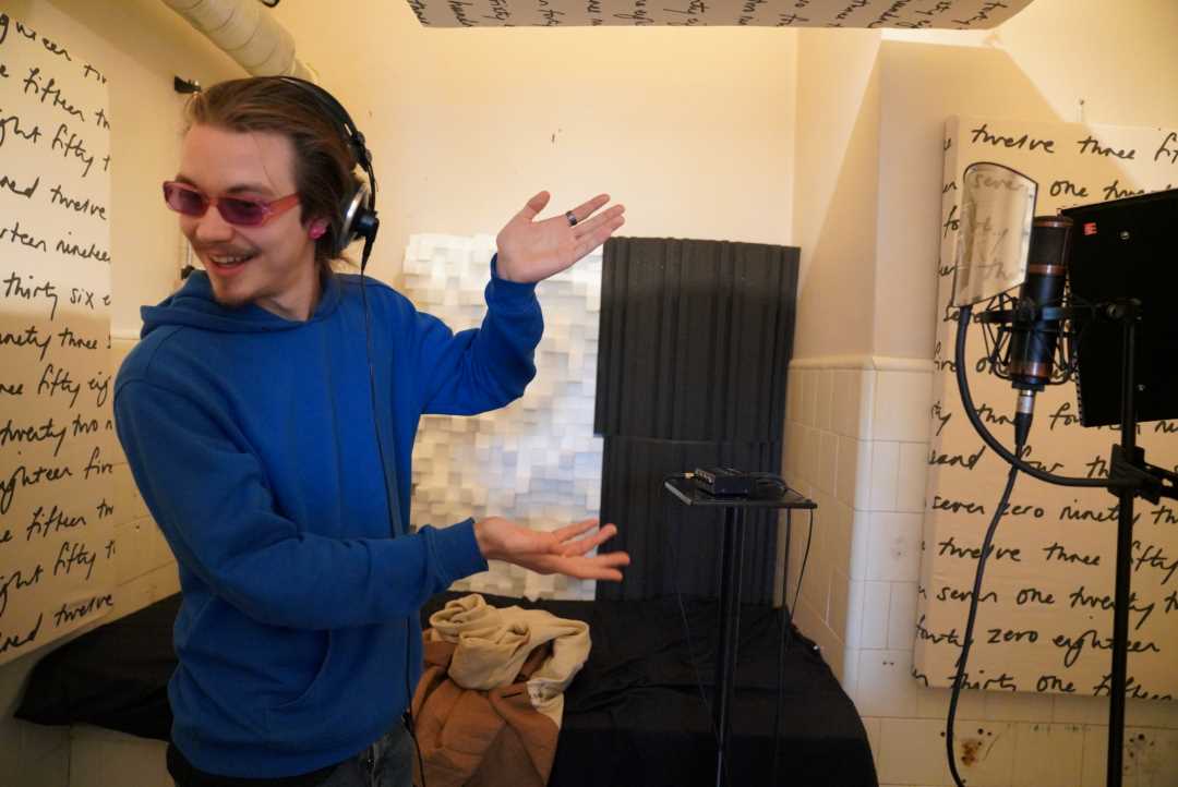 Innspilling av vokal i studio