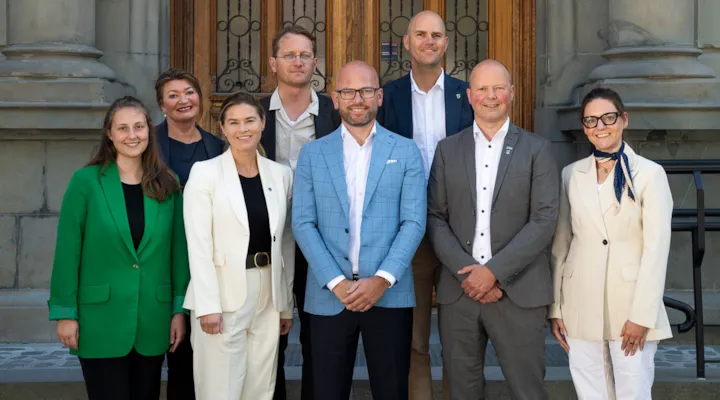 Gruppebilde av byrådene i Trondheim