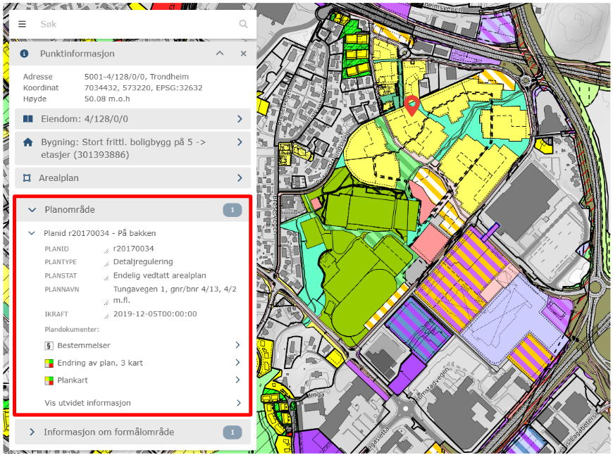 Finne plandokumenter