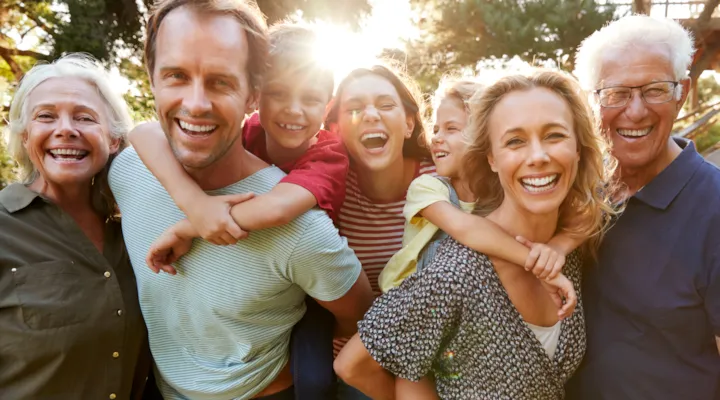 Familie med flere generasjoner