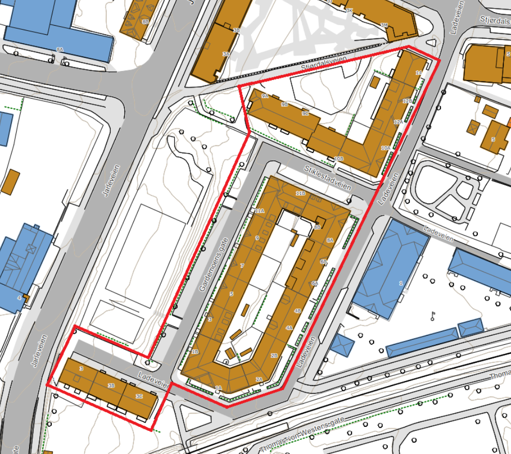 Kart over boligsone 28